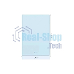 Блокнот Deli 22283LT-BLUE 210х143 мм, искусственная кожа, 96 л, голубой