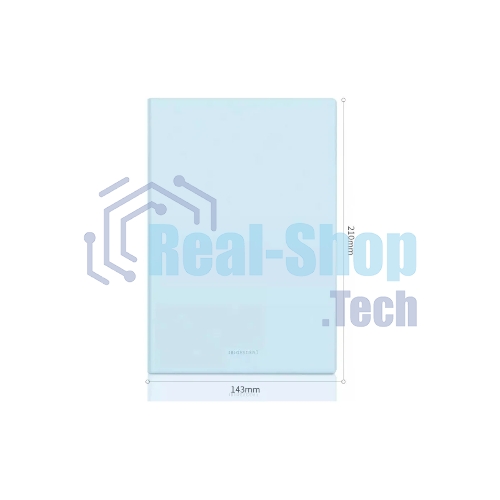 Блокнот Deli 22283LT-BLUE 210х143 мм, искусственная кожа, 96 л, голубой