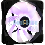 Реверсный вентилятор Fan Ocypus Beta F12 BK ARGB REVERSE BLADE PWM черный