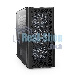 Компьютерный корпус Miditower ExeGate EVO-9202 (ATX, без БП, с окном, 1*USB+1*USB 3.0, аудио, 3 вент. 12см с RGb подсветкой)