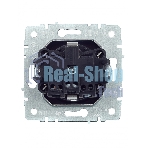 Розетка 1-местная IEK BRITE 16А РС11-1-0-БрС с заземлением, без защитных шторок, 16А, сталь