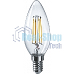 Лампа светодиодная ОНЛАЙТ 80894 OLL-F-C35-10-230-2.7K-E14
