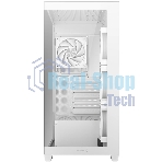 Компьютерный корпус Deepcool CG580 4F V2 WH без БП, боковое окно (панорама), 4x120мм ARGb PWM вентилятора, белый, ATX (R-CG580-WHADA4-G-2)