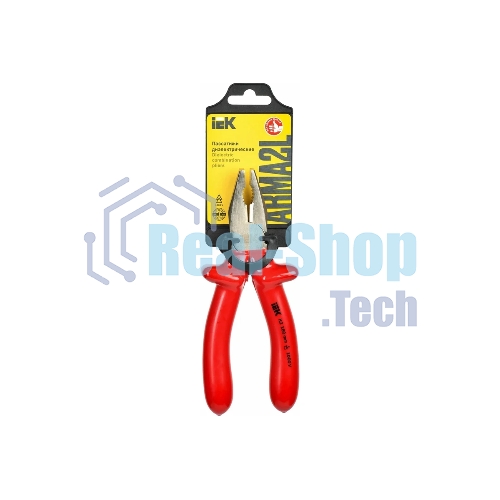 Пассатижи IEK ARMA2L 3 (A2L3-PL20-K2-180) диэлектрические Profi 180 мм 1000В