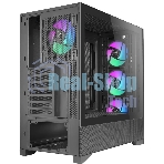 Корпус SAMA V42, Midi-Tower, чёрный, 4 x 120 мм