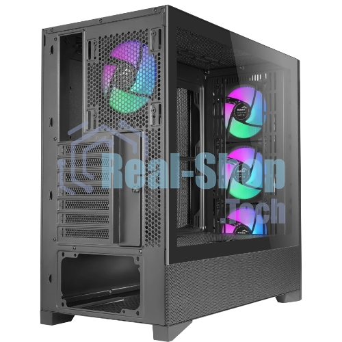 Корпус SAMA V42, Midi-Tower, чёрный, 4 x 120 мм