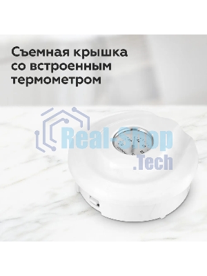 Электрочайник BQ KT1709S белый, 1.5 л, 1800 Вт, скрытый нагревательный элемент