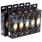 Лампа светодиодная филаментная Gauss Filament 11Вт цок.: E14 свеча 220B св. свеч. бел. теп. CF35 (упак.: 10 шт)