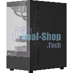 Компьютерный корпус AeroCool/Formula Crystal Z1CM черный без БП mATX 5x120мм 1xUSB3.0 audio bott PSU