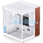 Компьютерный корпус без блока питания Case JONSBO TK-0 белый, Desktop SFF, TG, no fan, 1xUSB-A 3.2 + 1xUSB-C 3.2, SFX PSU Support, mITX белый