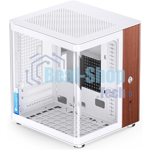 Компьютерный корпус без блока питания Case JONSBO TK-0 белый, Desktop SFF, TG, no fan, 1xUSB-A 3.2 + 1xUSB-C 3.2, SFX PSU Support, mITX белый