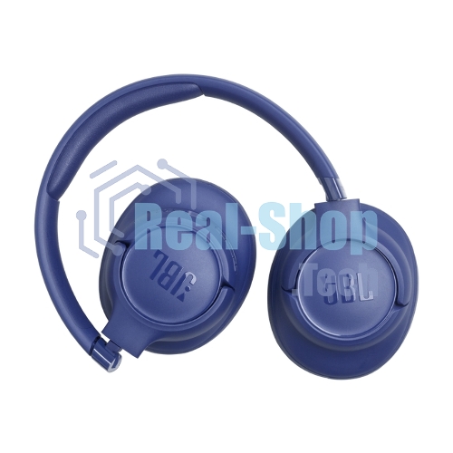 Беспроводные/проводные наушники JBL Tune 730BT синий, полноразмерные, Bluetooth + проводной, быстрая зарядка