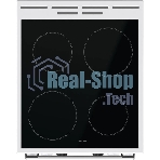 Плита электрическая Gorenje GEC5C42WG белый, конфорок 4 электрических, духовка 70 л, 50 см x 85 см x 59.4 см (без крышки)