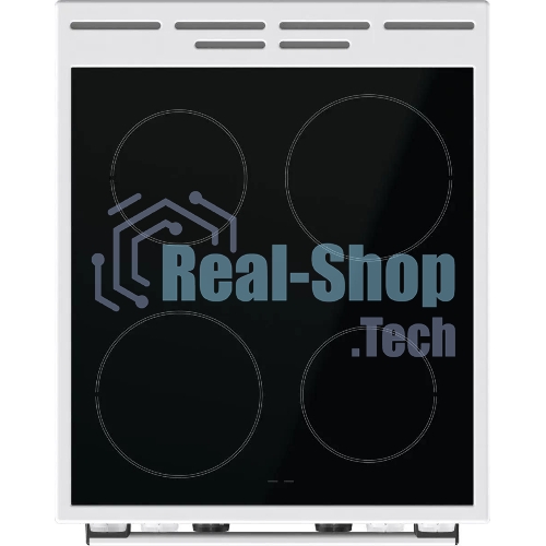 Плита электрическая Gorenje GEC5C42WG белый, конфорок 4 электрических, духовка 70 л, 50 см x 85 см x 59.4 см (без крышки)