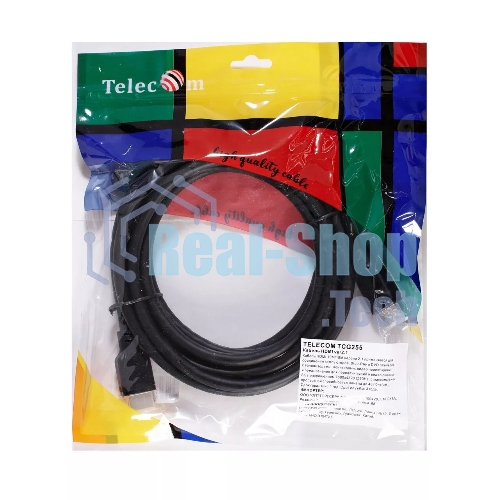 Кабель HDMI 19M/M,ver. 2.1, 8K@60 Hz 3m Telecom TCG255-3M