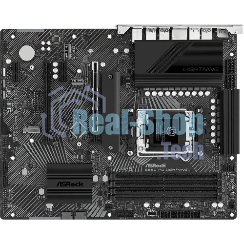 Материнская плата ASRock B650 PG Lightning, AM5, AMD B650, 4xDDR5, 4xSATA, 3xM.2, 1xPCI-E 4.0 x16, 1xPCI-E 4.0 x2, 1xHDMI, 1x 2.5Gb LAN, 4xUSB-A 2.0, 7xUSB-A 3.2 Gen 1, 1xUSB-C 3.2 Gen 2x2, 3x3.5 мм, 7.1, ATX