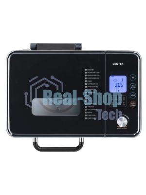 Хлебопечка Centek CT-1416 серебристый, 600 Вт, 1 кг, 18 программ