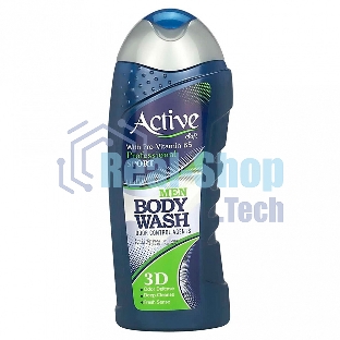 Гель для душа Active мужской, с витамином B5 Спорт 3D NATURAL, 400 мл (512302022)