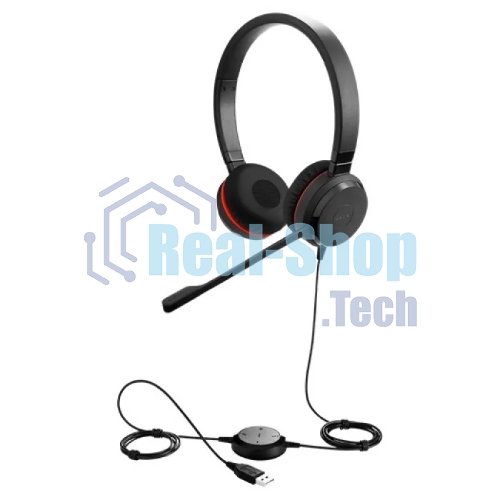 Гарнитура Jabra Evolve 20 SE Stereo MS чёрный, проводная, USB