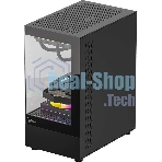 Компьютерный корпус AeroCool/Formula Crystal Z1CM черный без БП mATX 5x120мм 1xUSB3.0 audio bott PSU