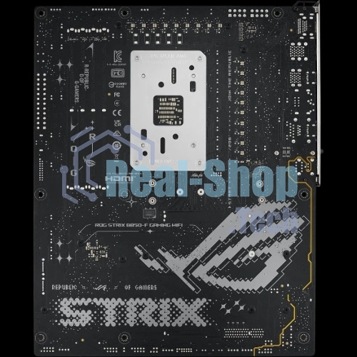 Материнская плата ASUS ROG STRIX B850-F GAMING WIFI, AM5, AMD B850, 4xDDR5, 2xSATA, 4xM.2, 1xPCIe 5.0 x16, 1xPCIe 4.0 x16, 1xPCIe x4, 1xDP, 1xHDMI, 1x2.5Gb LAN, 1xUSB-C 20Gbps, 1xUSB-C 10Gbps, 3xUSB-A 10Gbps, 4xUSB 5Gbps, 4xUSB 2.0, 3x3.5 мм, 7.1, ATX