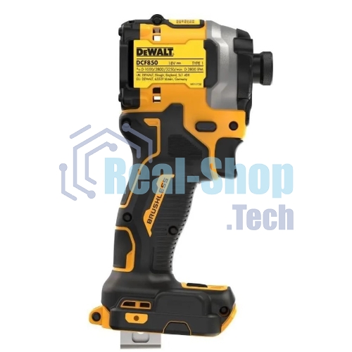 Шуруповерт DeWalt DCF850N-XJ, Аккумуляторная, 18В, Ударный, Без АКБ и ЗУ