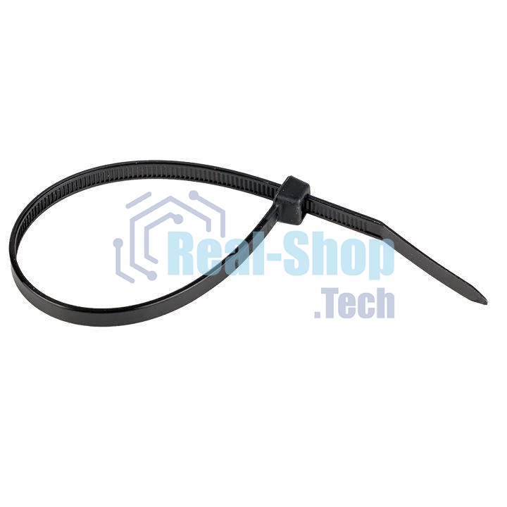 Хомут нейлоновый EKF plc-cb-4.8x200 черный (4,8х200) (100 шт.) EKF Basic