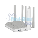 Мультигигабитный интернет-центр Netcraze Hero 5G (NC-4110) с модемом 5G, двумя слотами для SIM-карт, Mesh Wi-Fi 6 AX3000, Smart-коммутатором 1×2.5G и 4×1G, многофункциональными портами USB 3.0 и 2.0