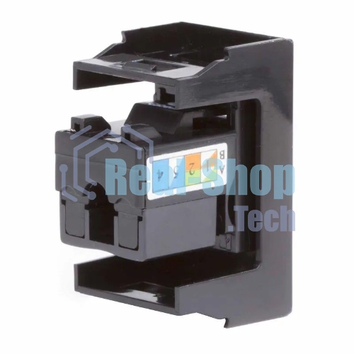 Розетка DKC RJ-45 кат. 6, Viva,1 мод., черный