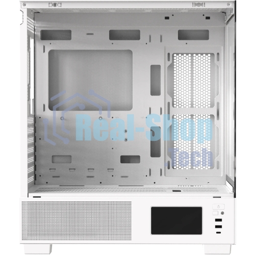 Компьютерный корпус AeroCool/Formula V Line Crystal E1 White, ATX, TYPE-C*1, USB3.0*2, Switch Display Panel