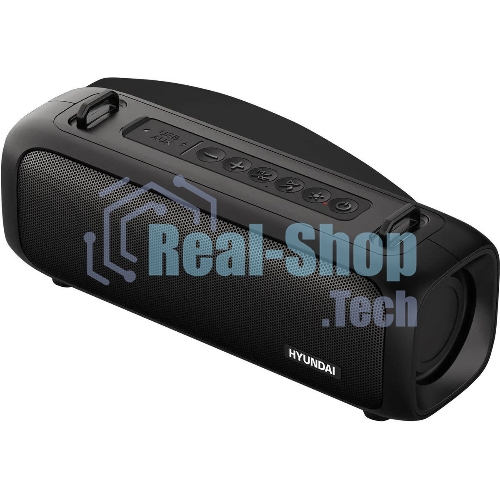 Колонка портативная Hyundai H-PS1020 черный 16W 2.0 BT 10м 1500mAh