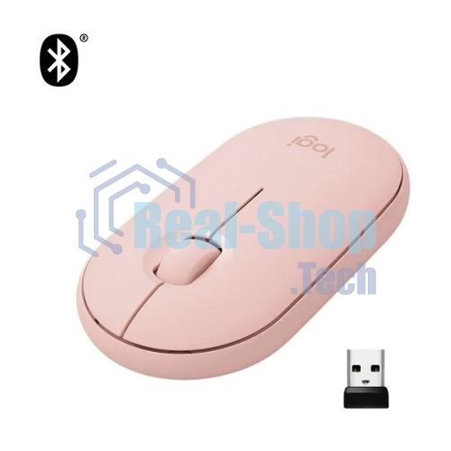 Мышь беспроводная Logitech Pebble 2 M350S Rose 910-007014
