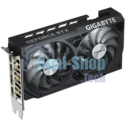 Видеокарта Gigabyte GeForce WINDFORCE OC V2, NVIDIA RTX 5050, 8 ГБ GDDR6, 128 бит, PCI-e 5.0, 1xHDMI, 2xDP, 2587 МГц