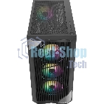 Корпус SAMA V42, Midi-Tower, чёрный, 4 x 120 мм