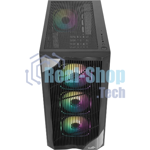Корпус SAMA V42, Midi-Tower, чёрный, 4 x 120 мм