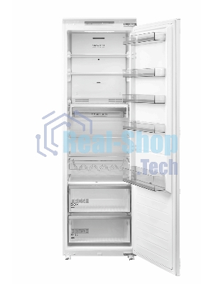 Холодильник встраиваемый Midea MDRE423FGE01 белый 304л No Frost морозилка снизу