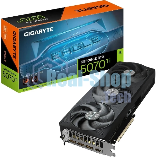 Видеокарта Gigabyte GV-N507TEAGLE OC-16GD 1.0 NV RTX 5070TI 16Gb 256bit GDDR7 2542/28000/HDM