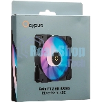Реверсный вентилятор Fan Ocypus Beta F12 BK ARGB REVERSE BLADE PWM черный