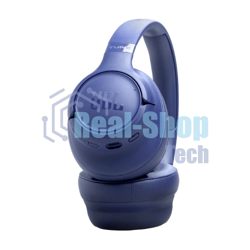 Беспроводные/проводные наушники JBL Tune 730BT синий, полноразмерные, Bluetooth + проводной, быстрая зарядка