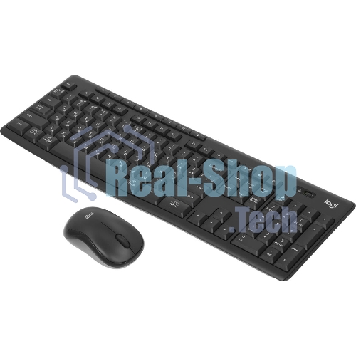 Комплект клавиатура+мышь Logitech MK370 беспроводной, USB, чёрный
