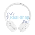 Беспроводные наушники JBL Tune 520BT белый, накладные, Bluetooth, быстрая зарядка, складная конструкция