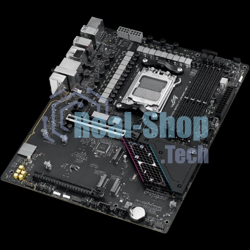 Материнская плата ASUS ROG STRIX B850-F GAMING WIFI, AM5, AMD B850, 4xDDR5, 2xSATA, 4xM.2, 1xPCIe 5.0 x16, 1xPCIe 4.0 x16, 1xPCIe x4, 1xDP, 1xHDMI, 1x2.5Gb LAN, 1xUSB-C 20Gbps, 1xUSB-C 10Gbps, 3xUSB-A 10Gbps, 4xUSB 5Gbps, 4xUSB 2.0, 3x3.5 мм, 7.1, ATX