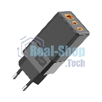 Сетевое зарядное устройство Rexant USB-A и 2 USB-C, 65Вт