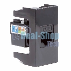 Розетка DKC RJ-45 кат. 6, Viva,1 мод., черный