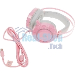 Гарнитура Bloody G521 розовый, проводная
