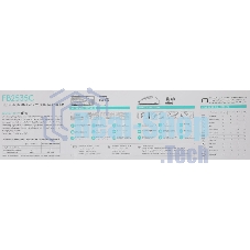 Комплект клавиатура+мышь A4Tech FStyler FB2535C беспроводной, USB + Bluetooth, 2000 DPI, черный