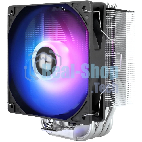 Устройство охлаждения(кулер) Thermalright Burst Assassin 120 SE ARGb Soc-AM5/AM4/1200/1700/1851 серебристый/черный 4-pin 25.6dB Al+Cu 510gr Ret (BA120-SE-ARGb)