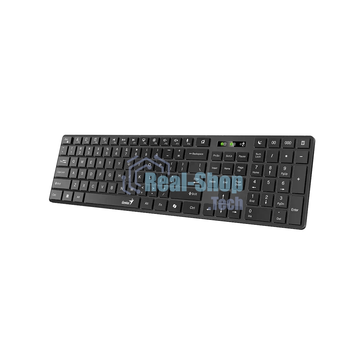 Клавиатура Genius Slimstar 7250BT беспроводная, Bluetooth, радиоканал, черный