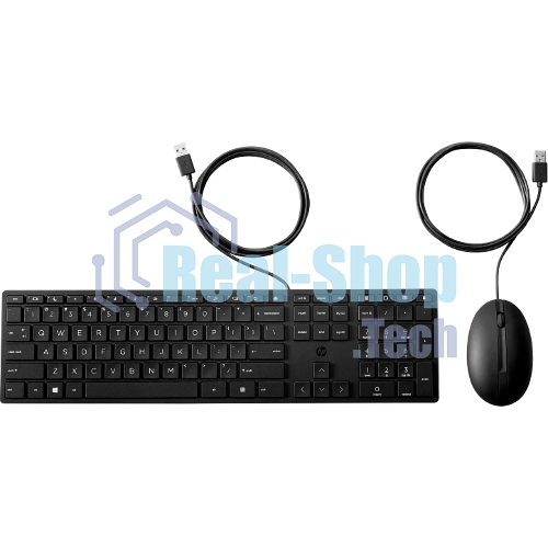 Комплект клавиатура+мышь HP 320MK проводной, USB, чёрный
