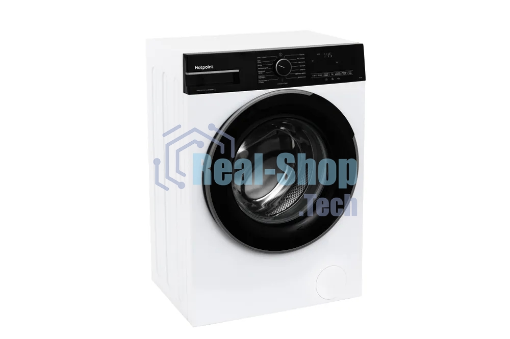 Стиральная машина Hotpoint WSH 6090 VBB белая, загрузка фронтальная 6 кг, 1000 об/мин, класс A